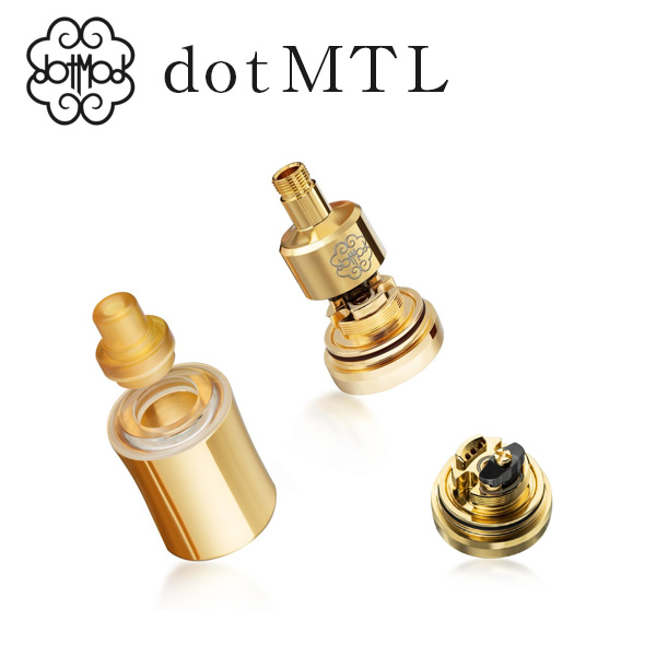 【VAPE】DOT MOD  DOT MTL  GOLD