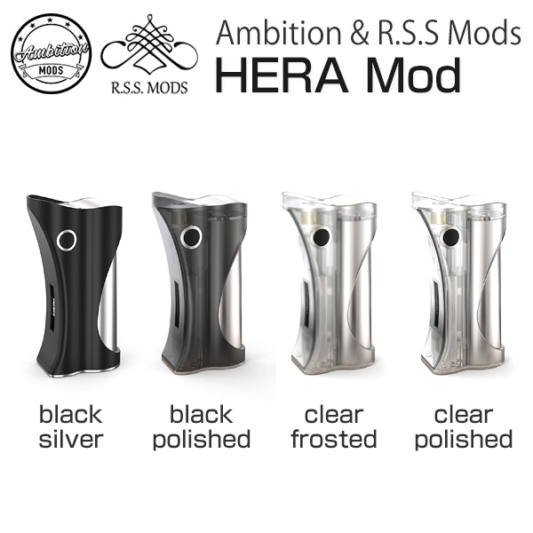 VAPE Ambition MODS HERA Mod ブラックシルバー ヘラ