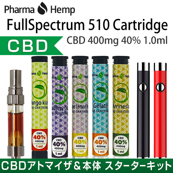 【オンライン最安値】Pharma hemp CBDカートリッジ　ジェラート