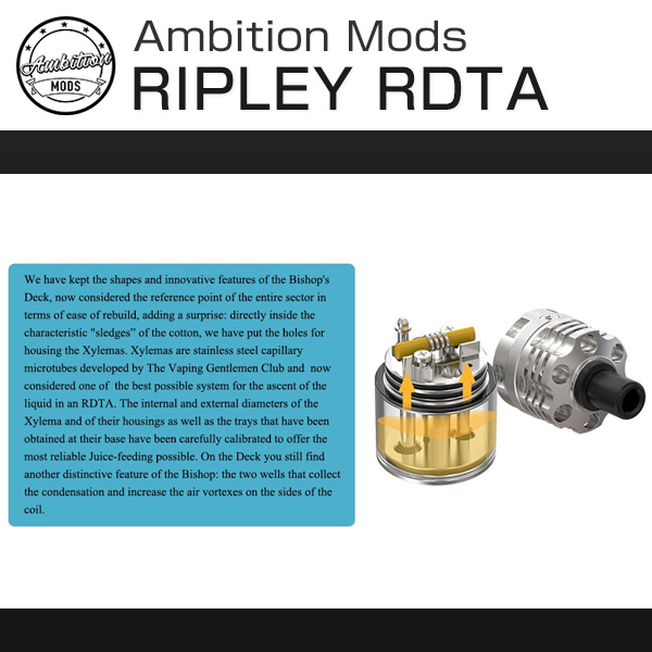 AmbitionMods (アンビションモッズ) Ripley RDTA (リプレイ/リプリー