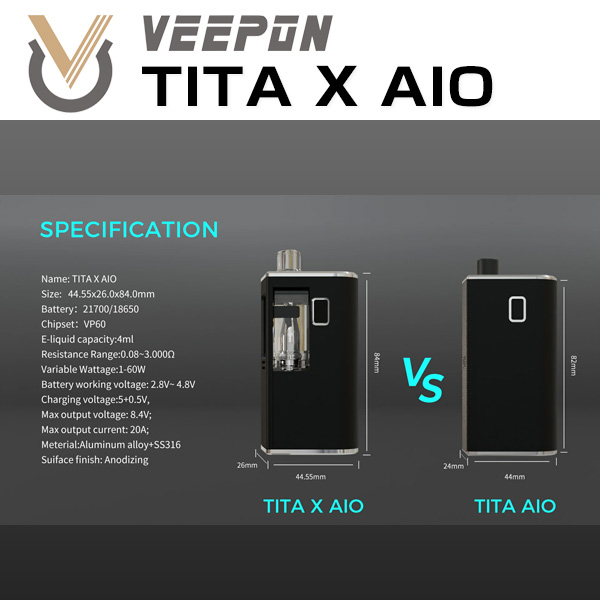 VEEPON TITA X AIO